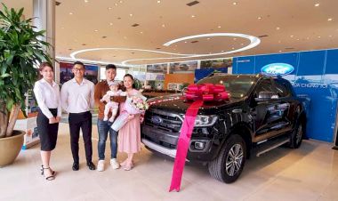 Long Biên triển khai Quy trình FGE trong lễ bàn giao xe Ford cho khách hàng tại Nghệ An năm 2025