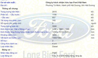 Ford Ranger 2021 bản lắp ráp tại Việt Nam đã được đăng kiểm, sẵn sàng phục vụ Quý Khách hàng