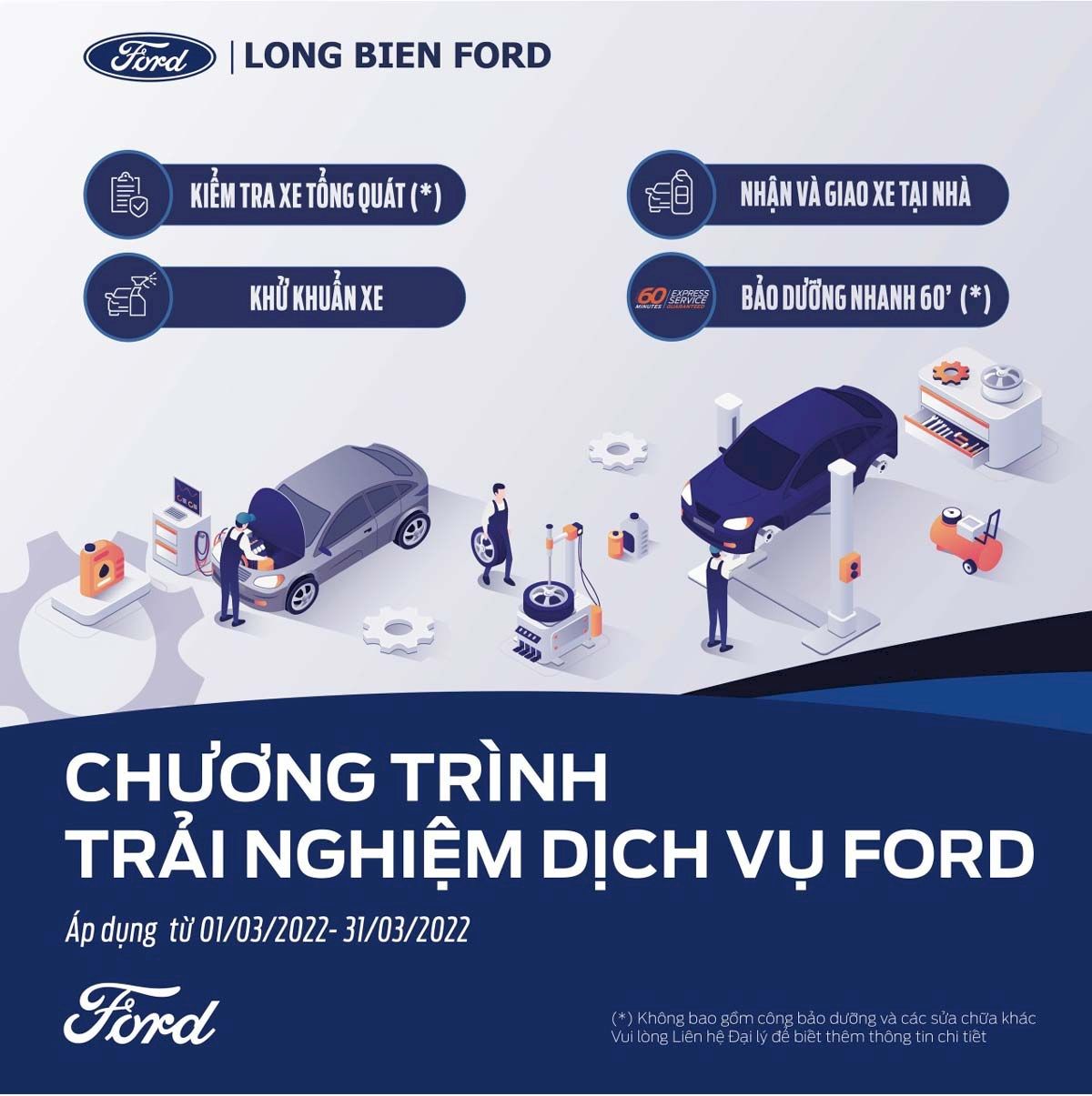 CHƯƠNG TRÌNH TRẢI NGHIỆM DỊCH VỤ FORD
