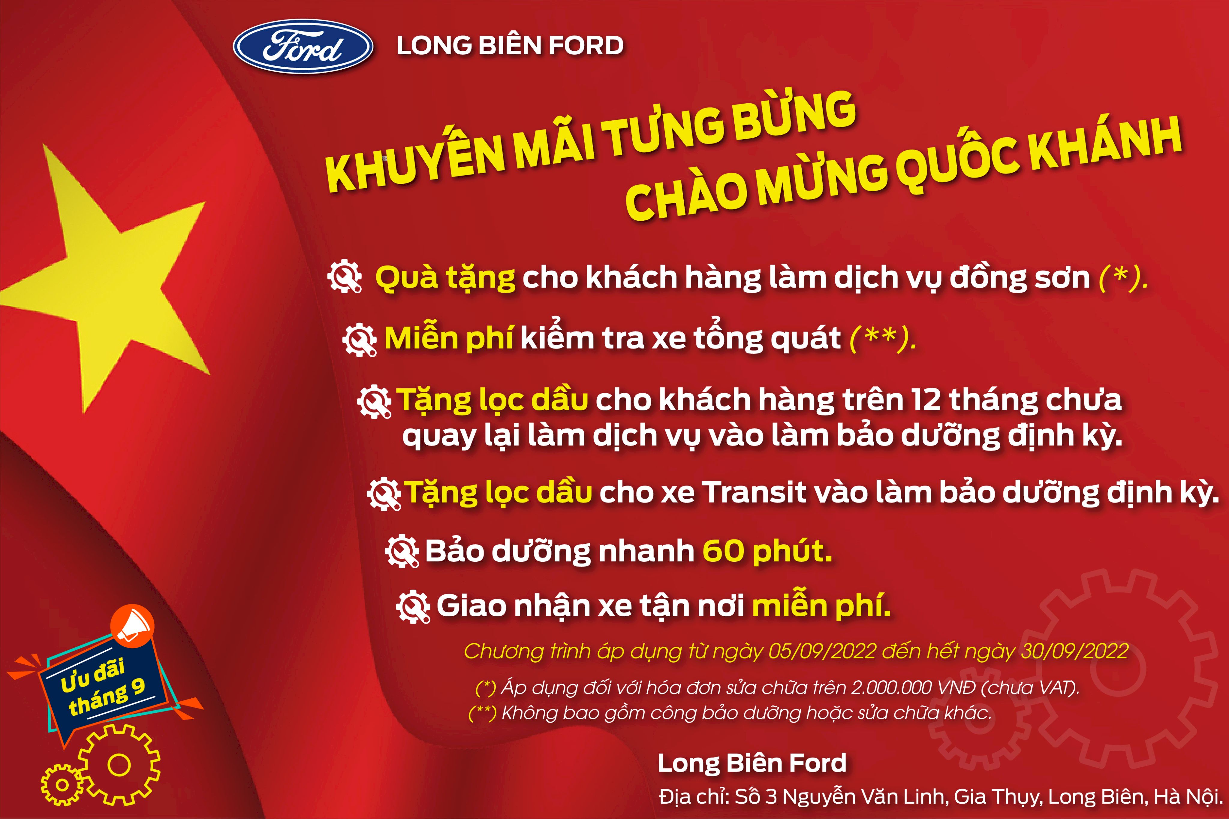 KHUYẾN MÃI TƯNG BỪNG - CHÀO MỪNG QUỐC KHÁNH
