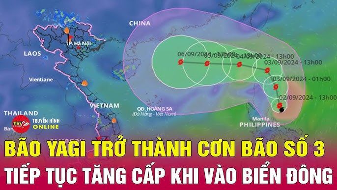 Các Bước Chuẩn Bị Cần Thiết Cho Ô Tô ứng phó trước siêu bão số 3 (Yagi) tiến vào đất liền