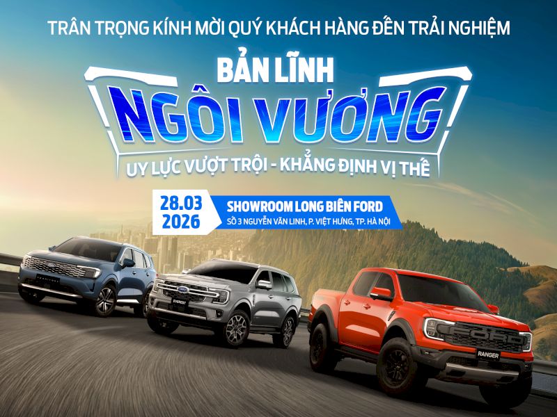 THƯ MỜI LÁI THỬ XE FORD