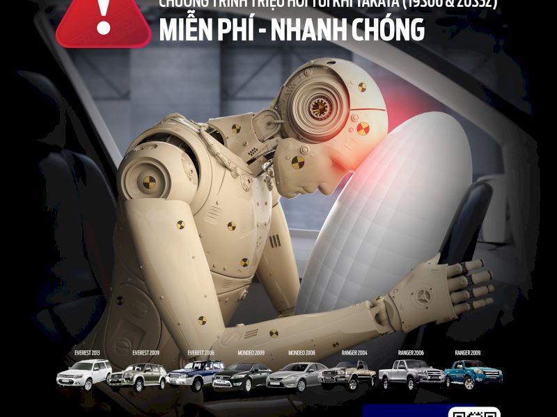 Chương trình triệu hồi túi khí Takata 19S06 & 20S32 là gì?
