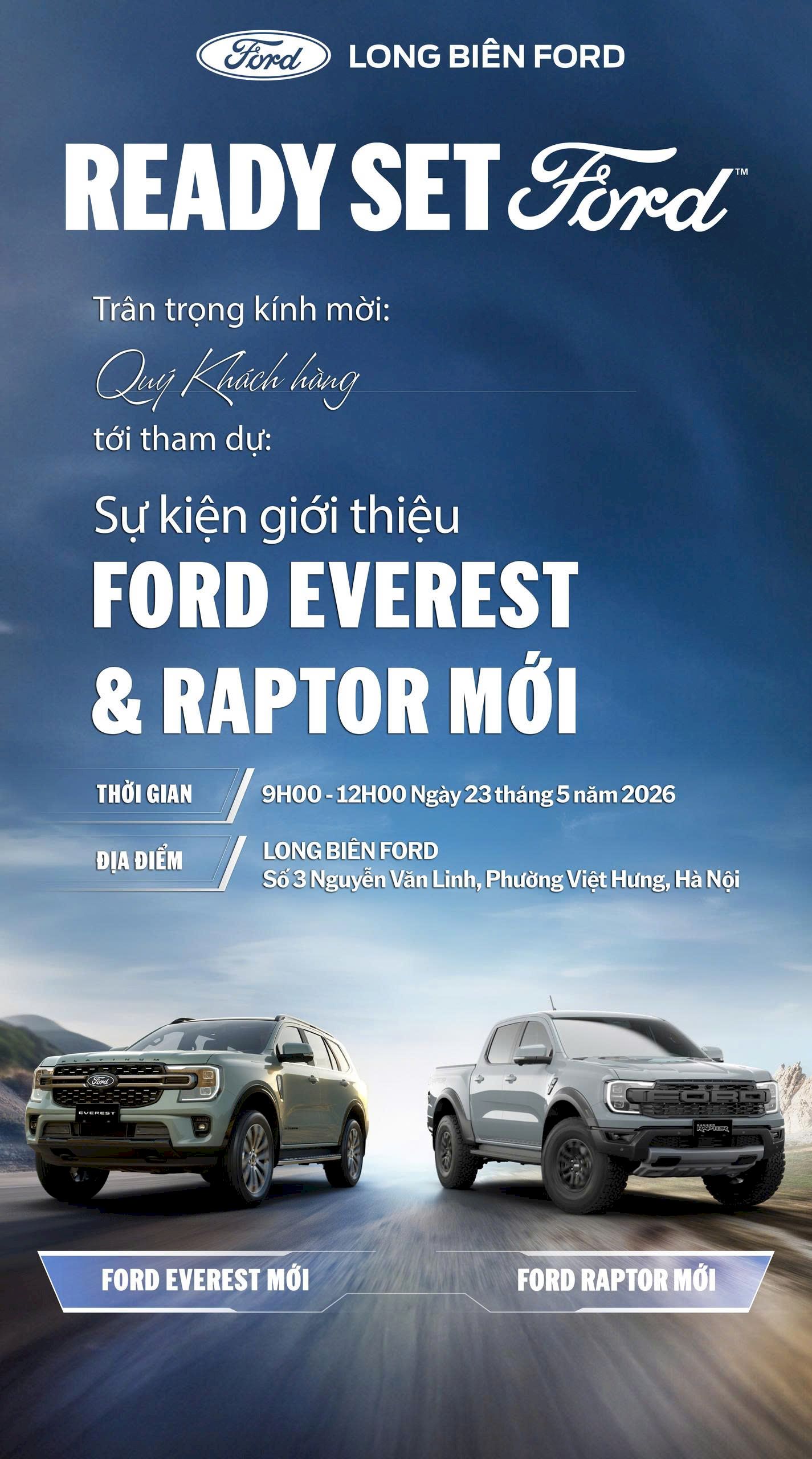 SỰ KIỆN RA MẮT BOM TẤN FORD 2026